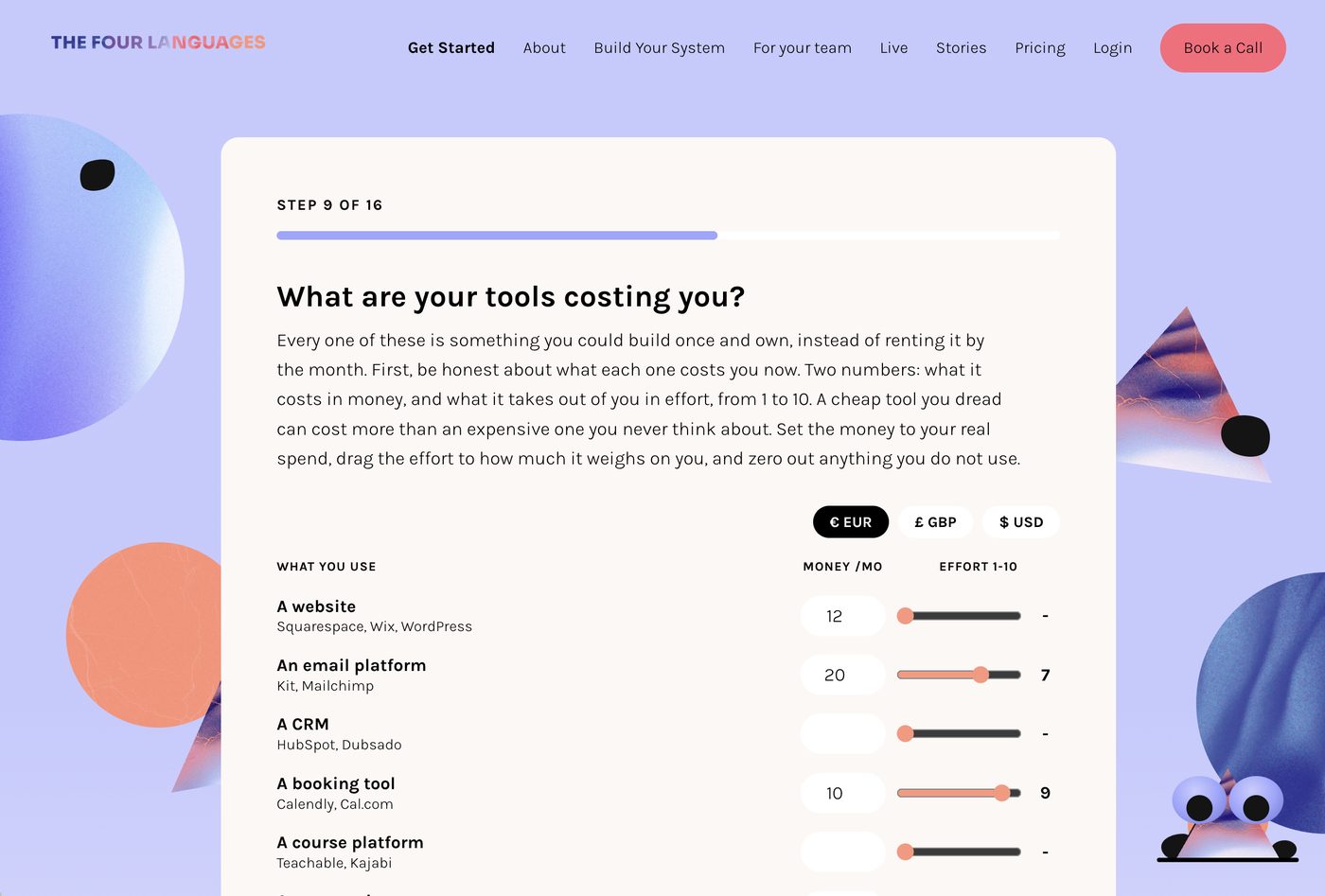 What your tools cost you